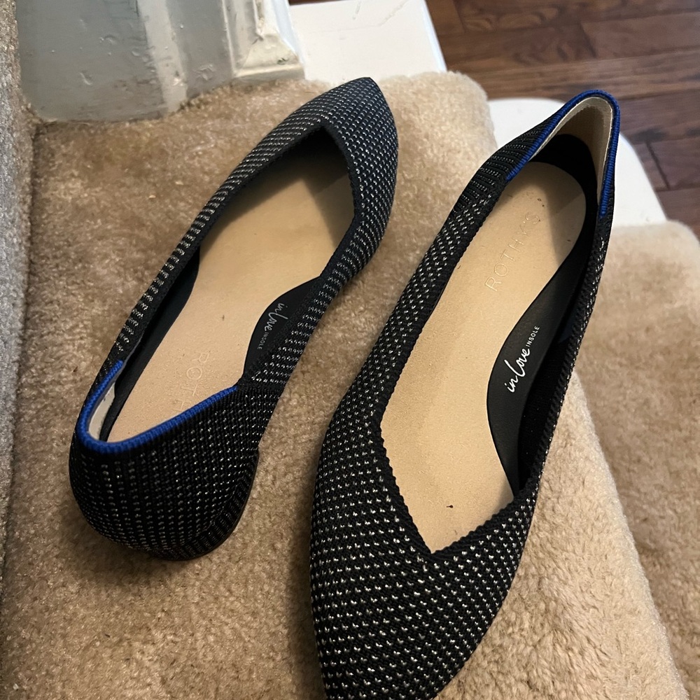 Rothy's Starlight pointed heel